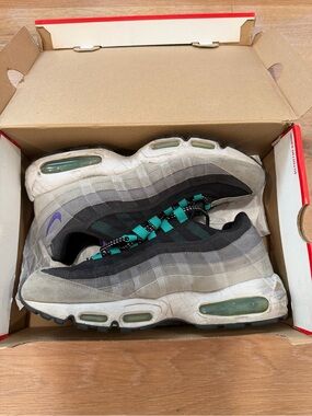 Nike Air Max 95 Sneakers - Black, Gray & Teal